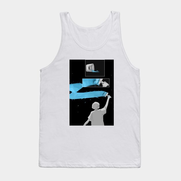 colouring the darkness Tank Top by aesthetic shop